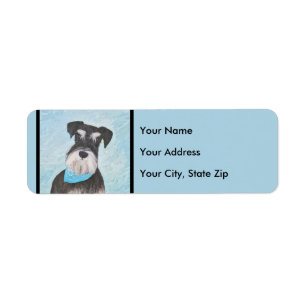 Schnauzer (Miniatur) Malerei - Niedlicher Original