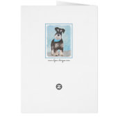 Schnauzer (Miniatur) Malerei - Niedlicher Original (Hinten)