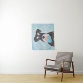 Schnauzer (Miniatur) Malerei - Niedlicher Original Wandteppich (Beispiel)