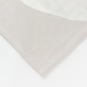 Schnauzer mit Kamera Fleecedecke (Ecke)