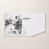 Schnauzer mit Kamera Handtuch (Handtuch)