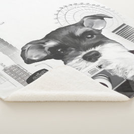 Schnauzer mit Kamera Sherpadecke