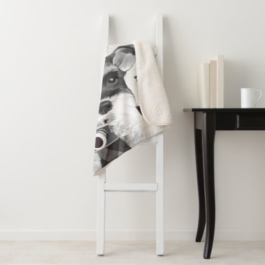 Schnauzer mit Kamera Sherpadecke (Beispiel)