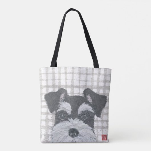 Schnauzer, modern tasche (Rückseite)