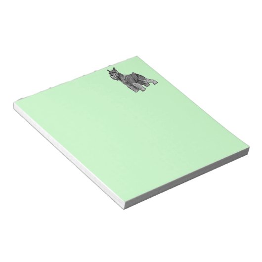 Schnauzer Notizblock (angewinkelt)