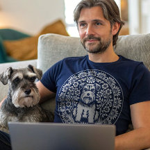 Schnauzer oder andere Vintage Terrier