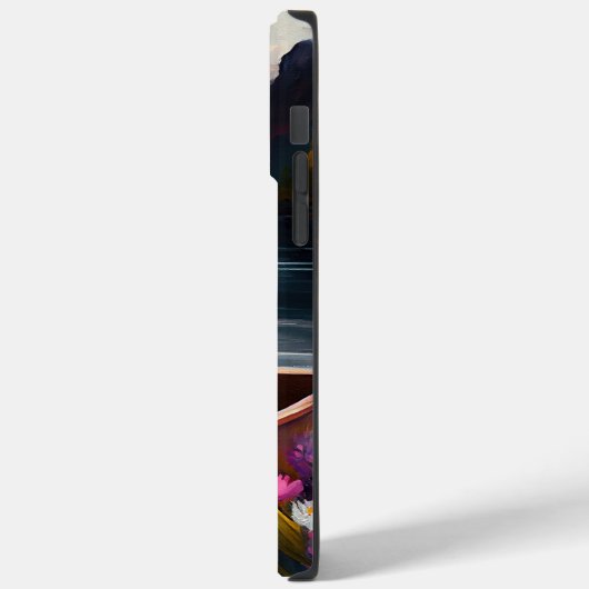 Schnauzer on a Paddle: Ein Landschaftliches Abente Case-Mate iPhone Hülle (Rückseite / Links)