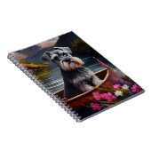 Schnauzer on a Paddle: Ein Landschaftliches Abente Notizblock (Rechte Seite)