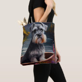 Schnauzer on a Paddle: Ein Landschaftliches Abente Tasche (Von Nahem)