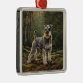 Schnauzer  ornament aus metall (Rechts)