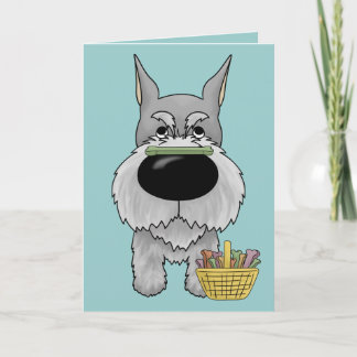 Schnauzer - Osterbronenjagd, jemand? Feiertagskarte