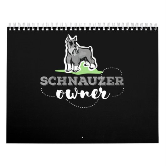 Schnauzer Owner Lover Kalender (Titelbild)