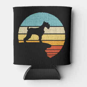 Schnauzer Owner Retro Vintag Doppy Puppy Lover Dosenkühler