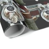 Schnauzer-Packpapier Geschenkpapier (Rolleneckpunkt)