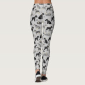 Schnauzer Paws and Bones Leggings (Rückseite)