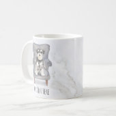 Schnauzer Personalisierte Mug Kaffeetasse (Vorderseite Links)