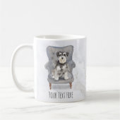 Schnauzer Personalisierte Mug Kaffeetasse (Links)