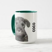 Schnauzer Personalisierte Mug Tasse (Vorderseite Links)