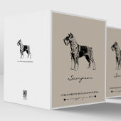 Schnauzer Pet Loss Hund Lover Beileid Karte