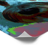 Schnauzer-Plakat Poster (Ecke)