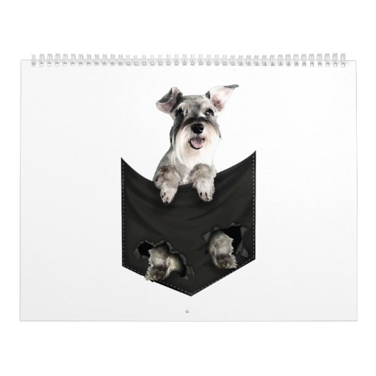 Schnauzer Pocket Mid Classic Tasche Kalender (Titelbild)
