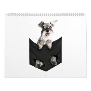 Schnauzer Pocket Mid Classic Tasche Kalender