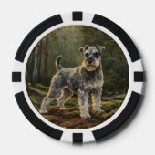 Schnauzer  pokerchips (Vorderseite)