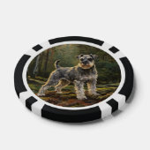Schnauzer  pokerchips (Einzeln)
