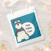 Schnauzer Polka Dots Personalisiert Geschenktütchen (Ausgeschnitten)