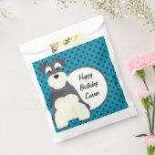 Schnauzer Polka Dots Personalisiert Geschenktütchen (Versiegelt)