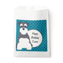 Schnauzer Polka Dots Personalisiert