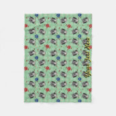 Schnauzer Portrait Fleecedecke (Vorderseite)