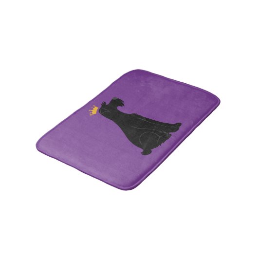 Schnauzer Prince Badematte (Schrägansicht)