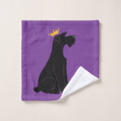 Schnauzer Prince Badhandtuch Set (Waschlappen)