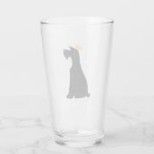 Schnauzer Prince Glas (Rückseite)