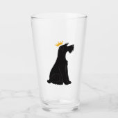 Schnauzer Prince Glas (Vorderseite)