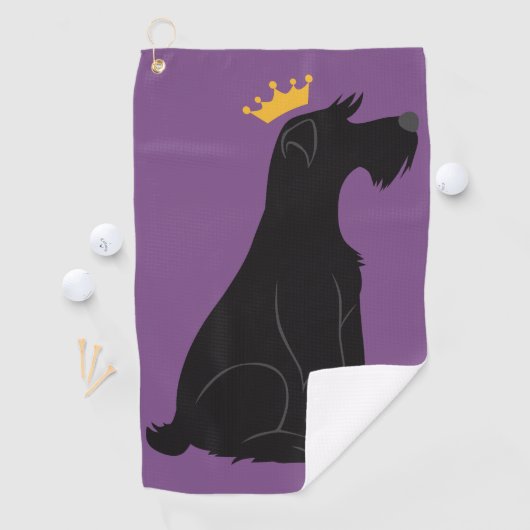 Schnauzer Prince Golfhandtuch (Insitu)