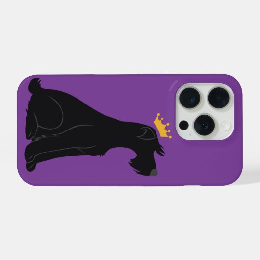 Schnauzer Prince iPhone Hülle (Rückseite (Horizontal))