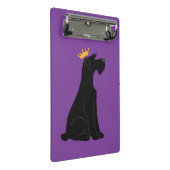 Schnauzer Prince Mini Klemmbrett (Schrägansicht)