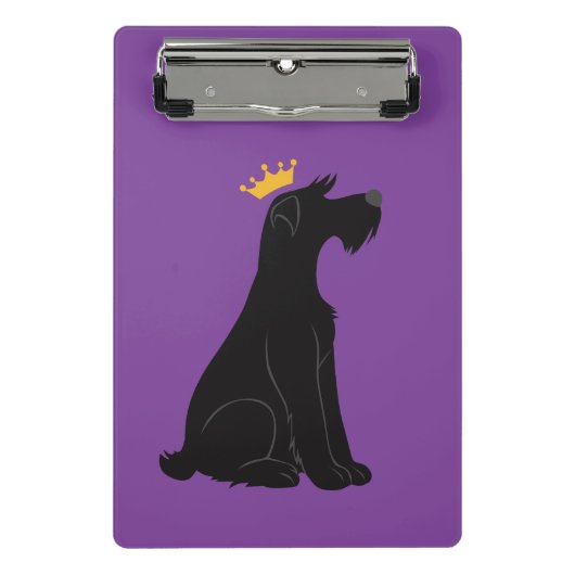 Schnauzer Prince Mini Klemmbrett (Vorderseite)