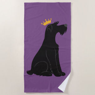 Schnauzer Prince Strandtuch