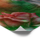 Schnauzer Puppy Fantasy Rose Hund Poster (Ecke)