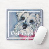 Schnauzer Puppy Mousepad (Mit Mouse)