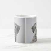 Schnauzer Puppy Portrait Photo Kaffeetasse (Mittel)