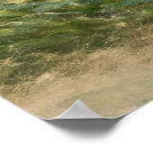 Schnauzer Puppy Springtime Flowers Poster (Ecke)