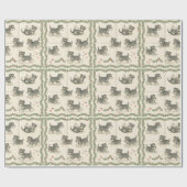 Schnauzer Pup's First Christmas Geschenkpapier (Flach)