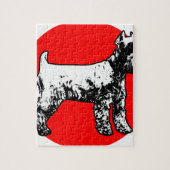 Schnauzer Puzzle (Vertikal)
