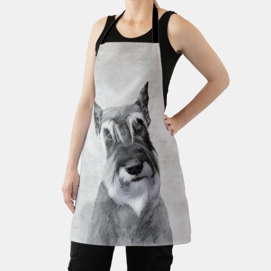 Schnauzer (Riese) - Niedliche Original Hunde Kunst Schürze (InSitu)