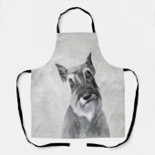 Schnauzer (Riese) - Niedliche Original Hunde Kunst Schürze (Vorderseite)