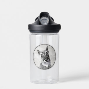 Schnauzer (Riese) - Niedliche Original Hunde Kunst Trinkflasche